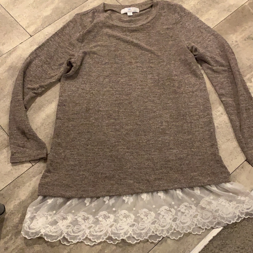 Lace Lined Sweater